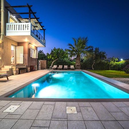 Petronila Luxury Villa With Heated Private Pool Kissamos Ngoại thất bức ảnh